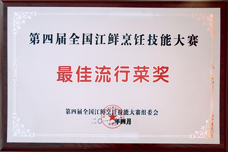 第二届国际绿色餐饮创新技艺大奖赛组委会-最佳诚信培训教育单位
